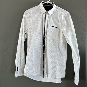 7 diamonds long sleeve button up
